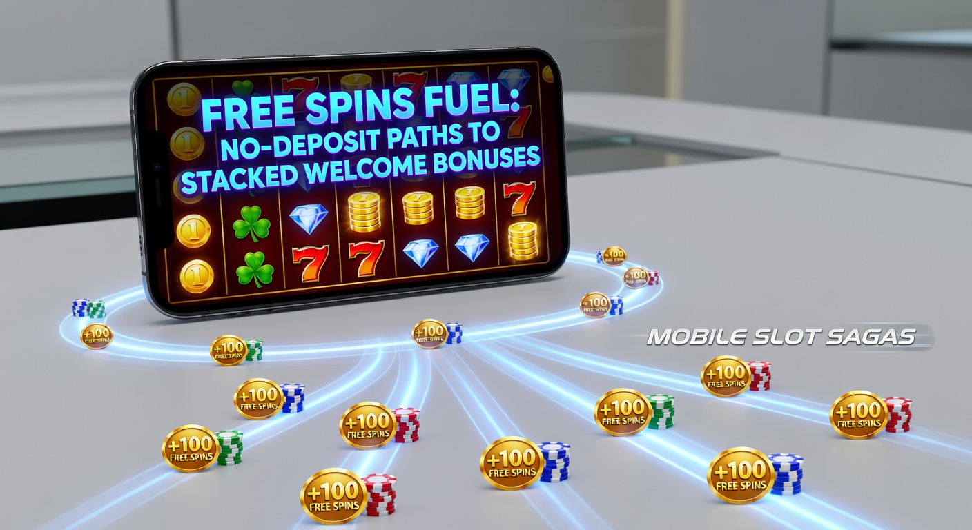 Player's mobile device displaying a stacked bonus meter filling up with free spins and deposit matches in a dynamic slot saga